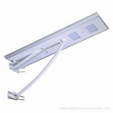 Solar Streetlight, 30W Power, All-in-one Integrated Easy-to-install with Lithium Battery